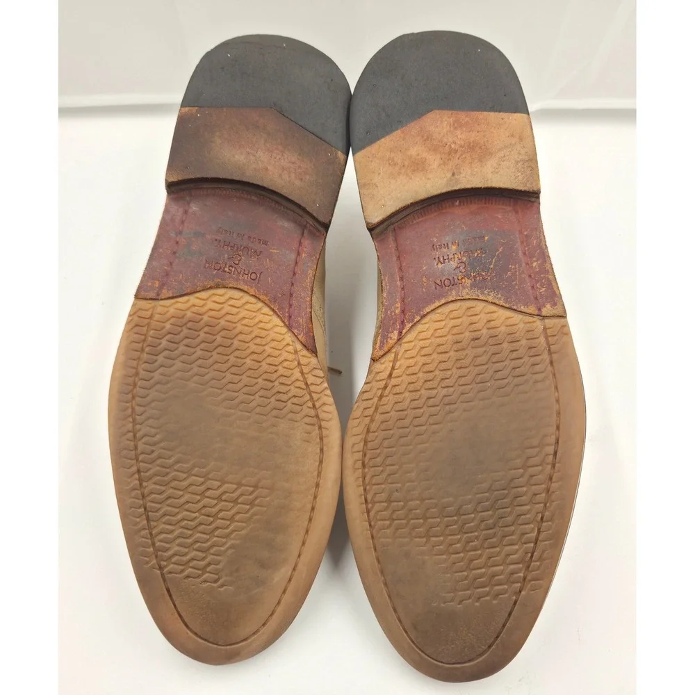 Cole Haan Mens Tan Beige Leather Saddle Shoes Oxfords 20-4173 Size 11 M